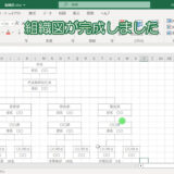 エクセル(Excel)の組織図の作り方は？【罫線を使った作成方法】